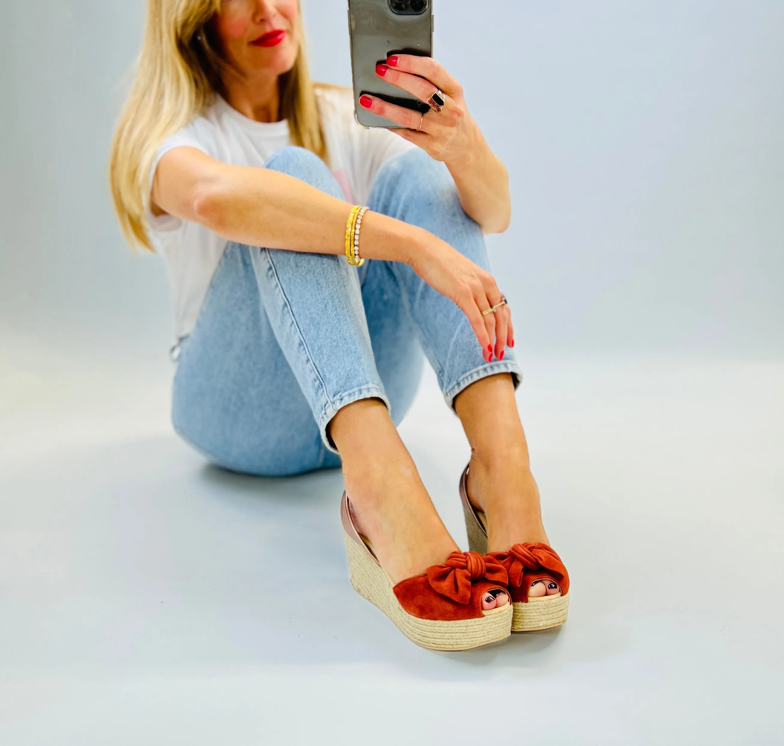 SAMPLE SALE Cici Mid Height Wedge