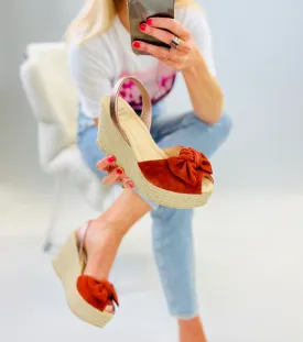 SAMPLE SALE Cici Mid Height Wedge
