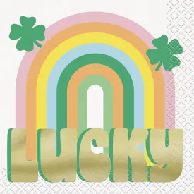 St. Patrick's Day Lucky Beverage Napkins