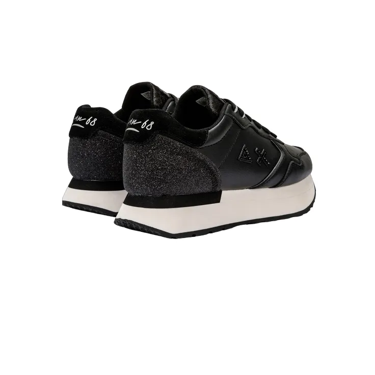 Sun68 scarpa sneakers da donna Kelly Leather Z43220 11 nero
