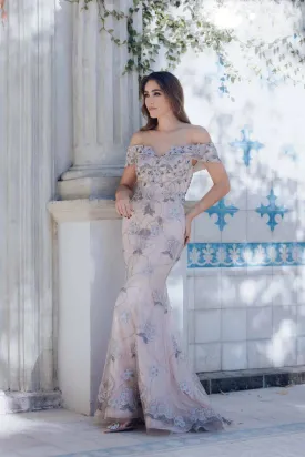 TERANI - 231GL0416 - Off-Shoulder Pageant Gown