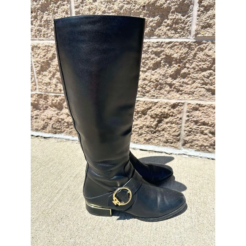 Tory Burch Sofia Tall Leather Riding Boots - Size 8