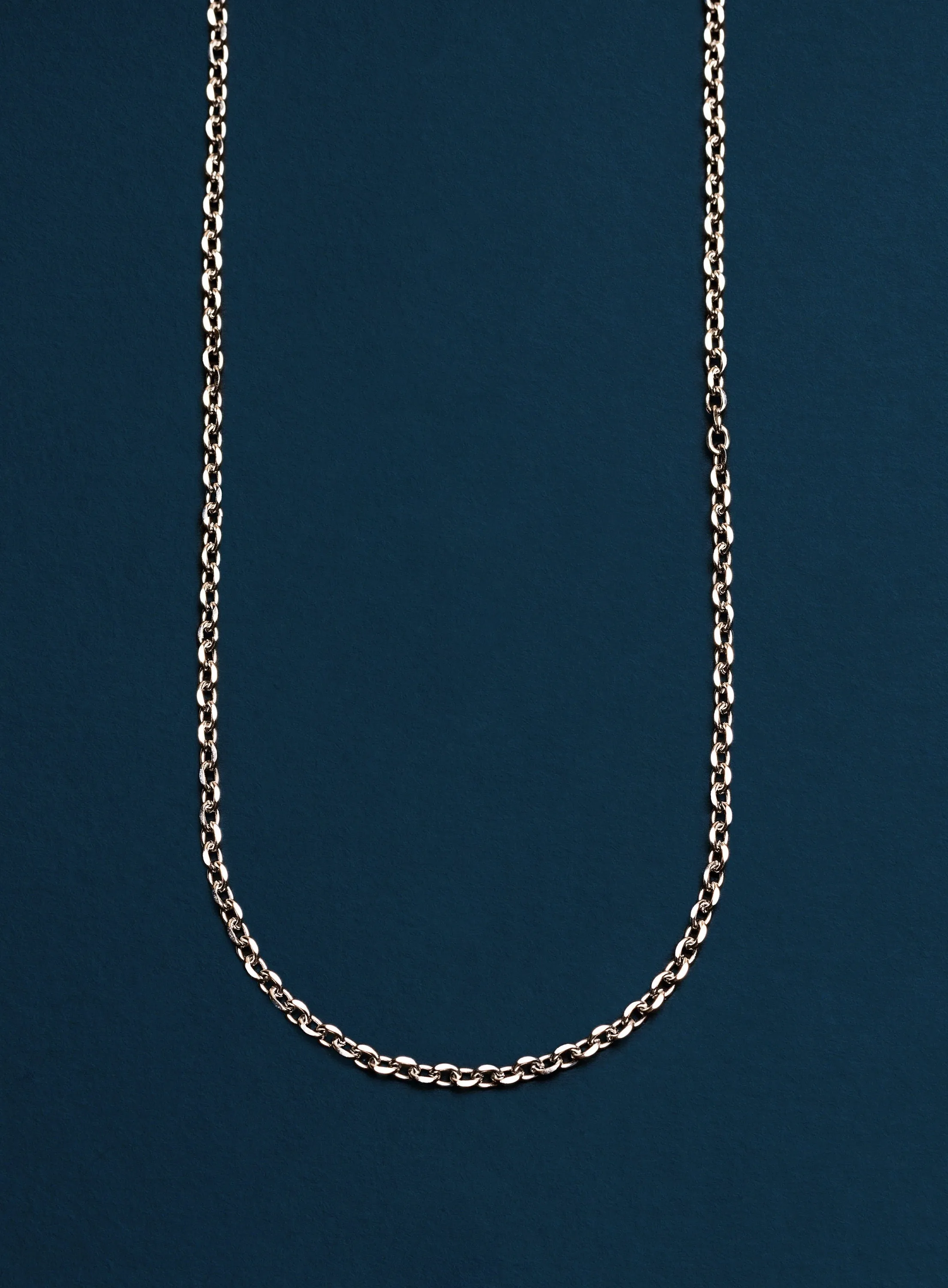 Waterproof 2mm Cable Stainless Steel Chain Necklace