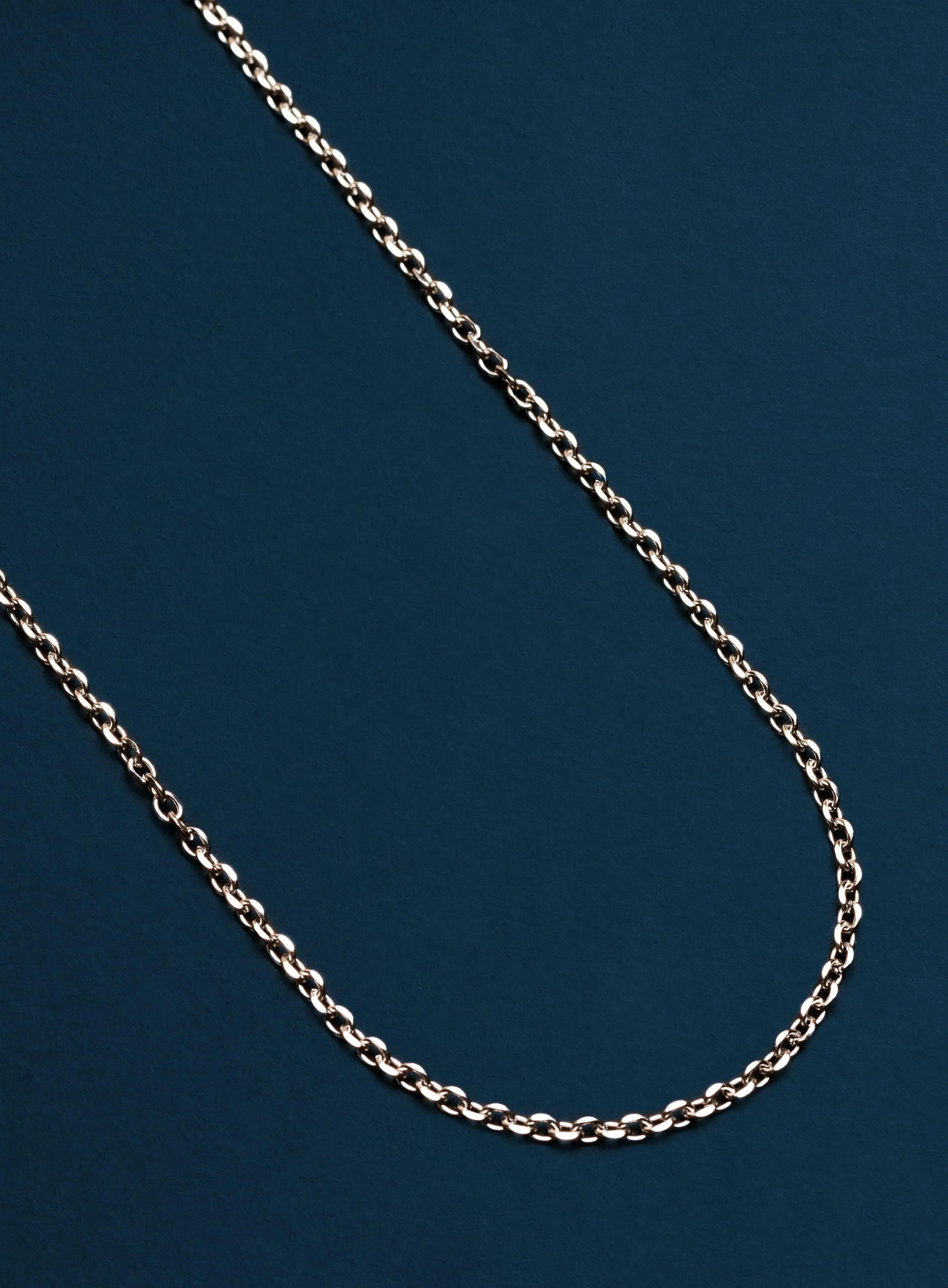 Waterproof 2mm Cable Stainless Steel Chain Necklace