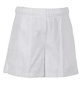 White Draw Cord Shorts