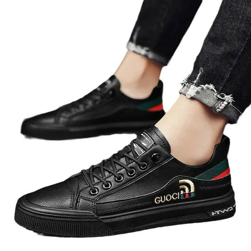 White Gucci Sneakers with Green and Red for Casual Versatile Style