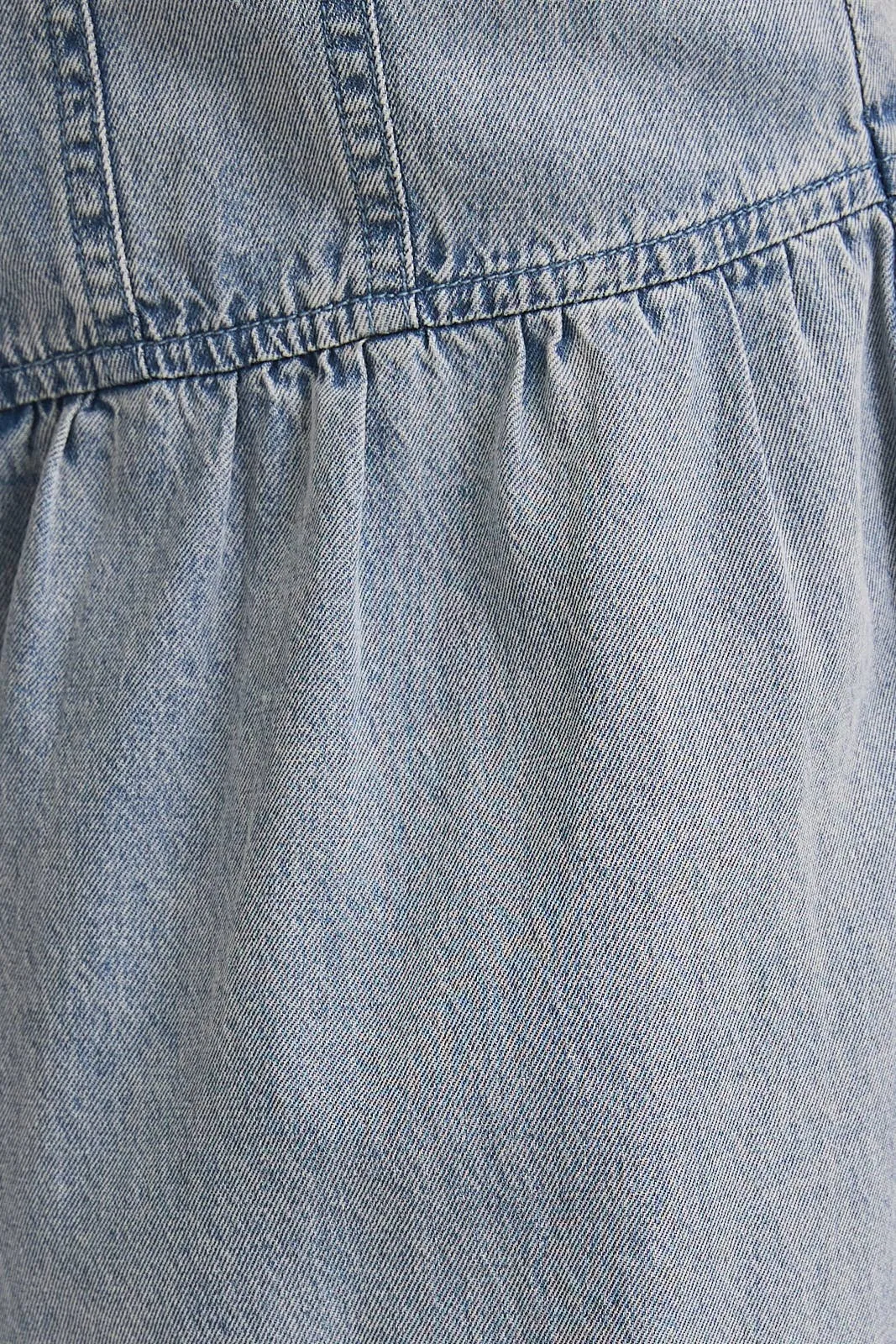 Wide Leg Yoke Tencel Pants