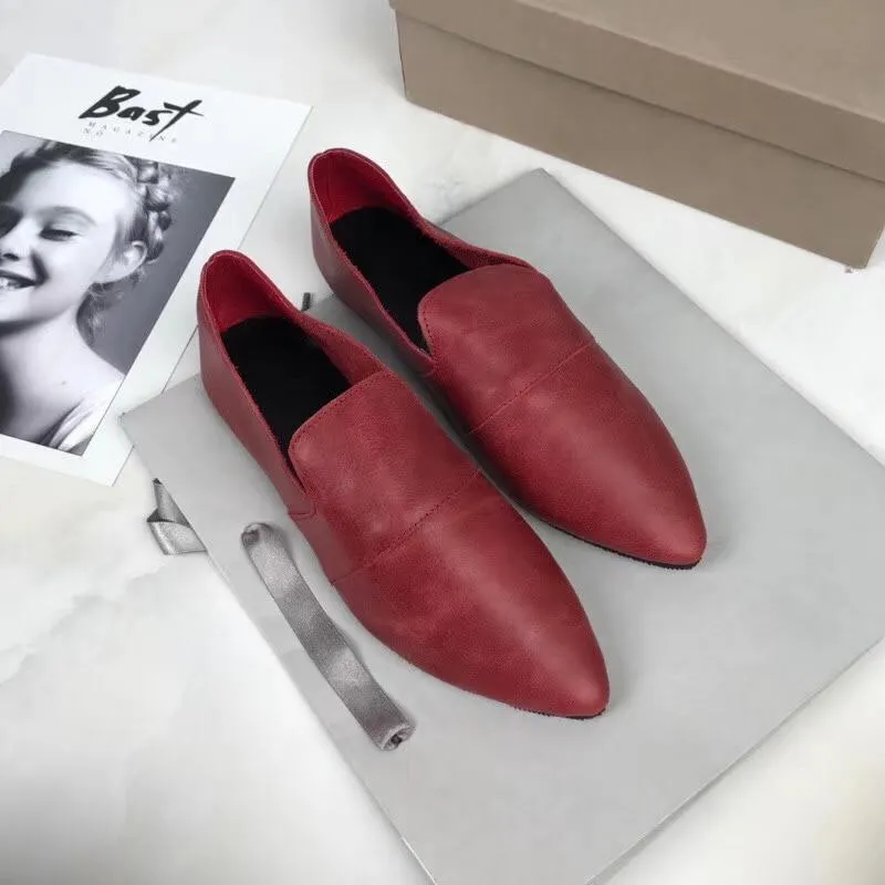Women Genuine Leather Shoes Comfortable soft Cowhide Pregnant mother