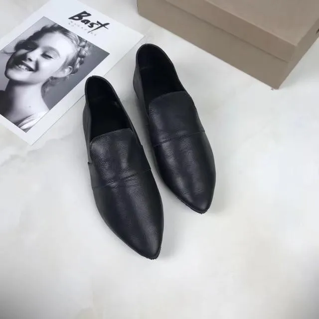 Women Genuine Leather Shoes Comfortable soft Cowhide Pregnant mother