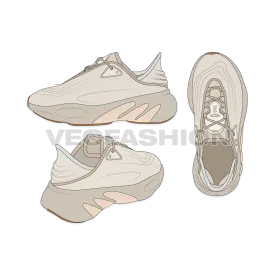 Women Retro Style Sneakers