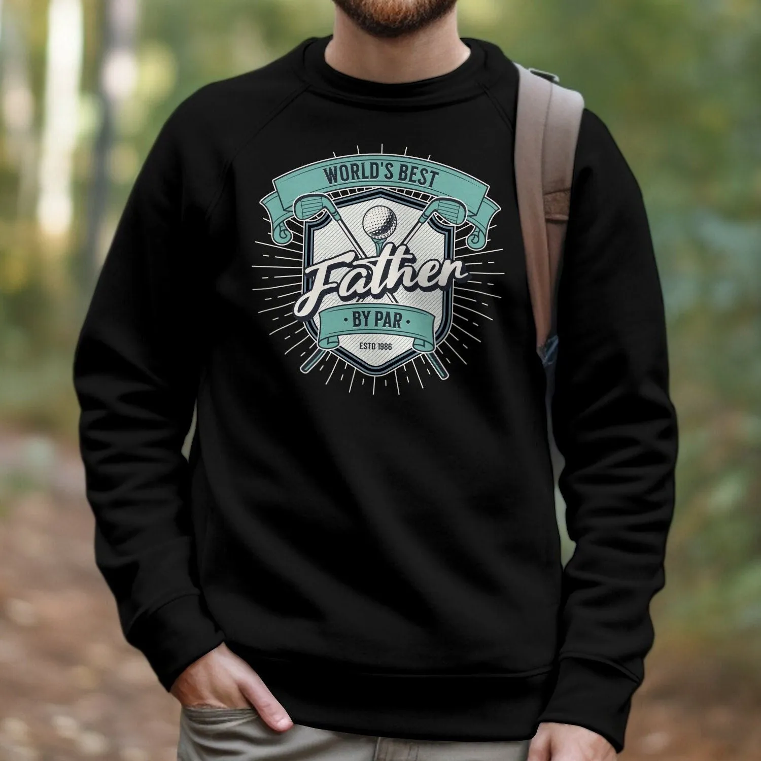 World's Best Father By Par T-Shirt, Golf Dad Shirt, Father's Day Gift, Golf Lover T-Shirt, Dad Gift, Personalized Date Sweatshirt