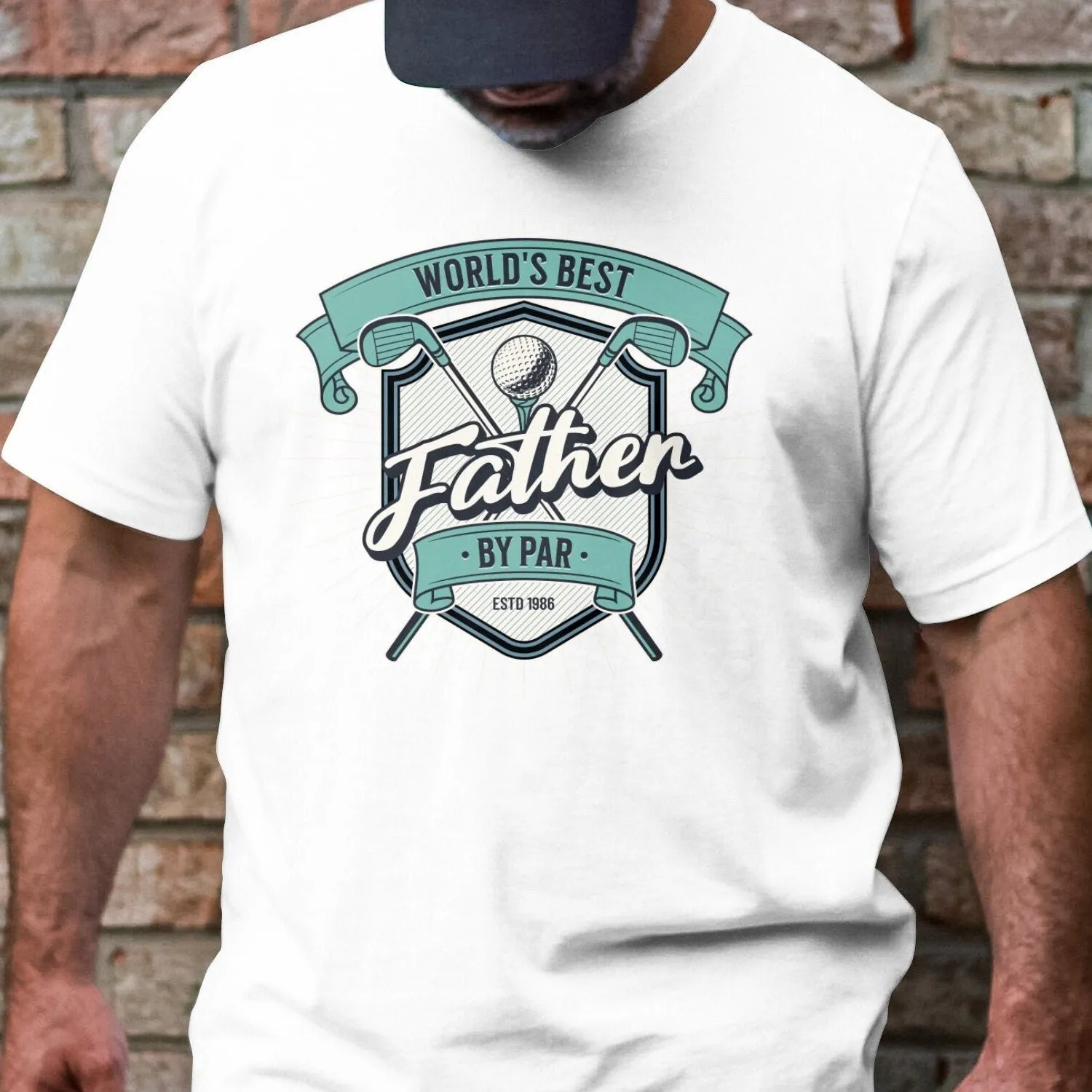 World's Best Father By Par T-Shirt, Golf Dad Shirt, Father's Day Gift, Golf Lover T-Shirt, Dad Gift, Personalized Date Sweatshirt