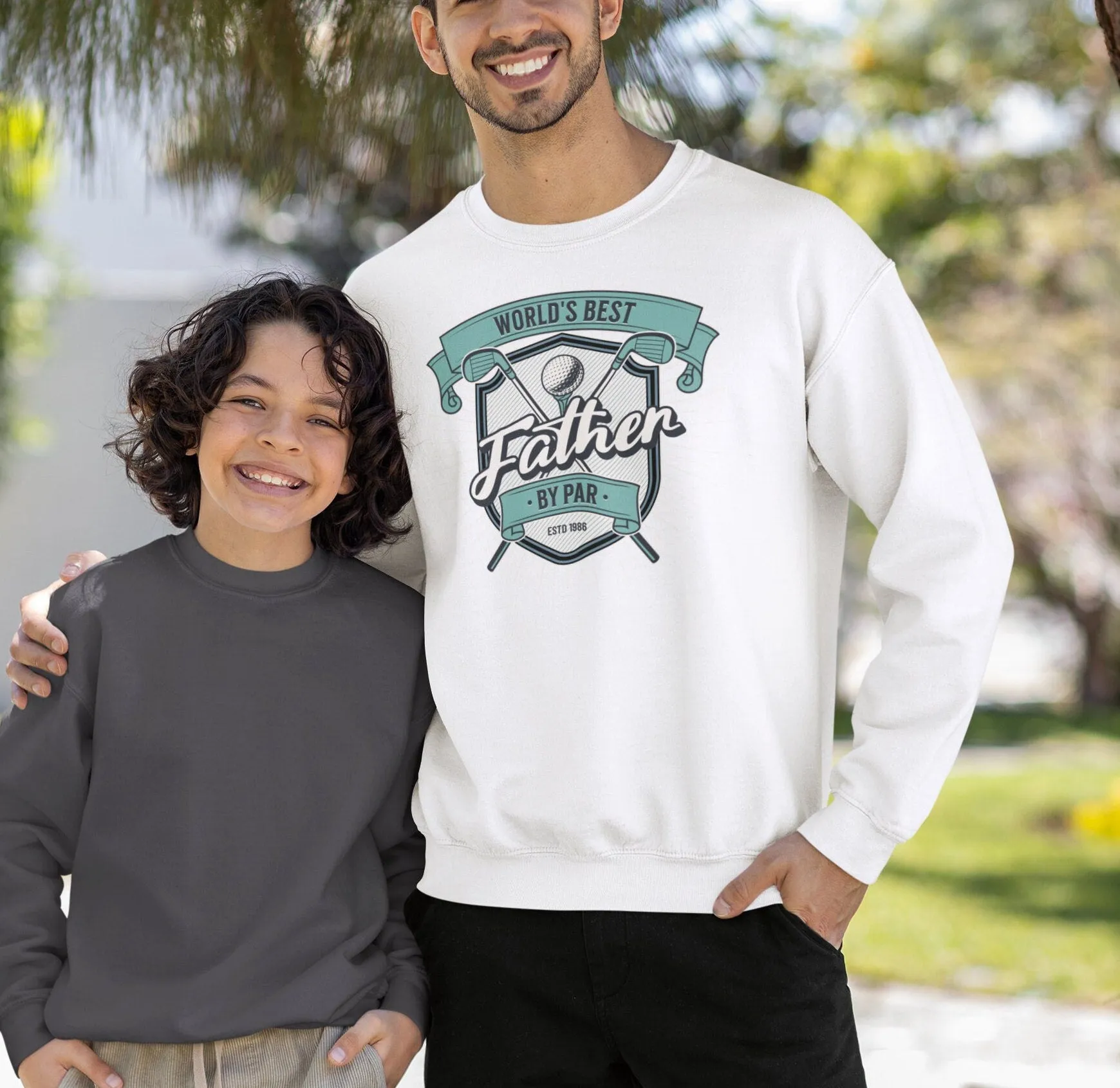 World's Best Father By Par T-Shirt, Golf Dad Shirt, Father's Day Gift, Golf Lover T-Shirt, Dad Gift, Personalized Date Sweatshirt