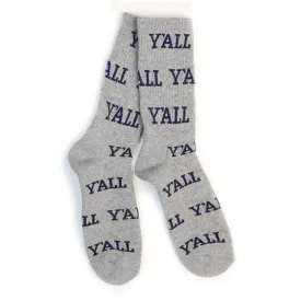 Y'All Grey Socks
